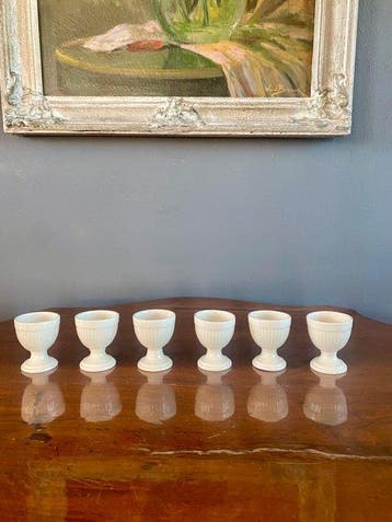 Wedgwood - Eetservies (6) - Edme - Queens Ware - Eierdopjes