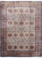 Designer - Teppich - Tabriz Indiaas fijn - Vloerkleed - 350, Nieuw