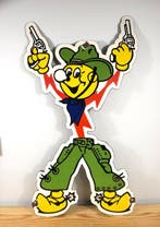 Reddy Kilowatt - Emaille plaat - XL - Emaille