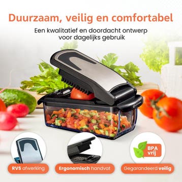 Lekro Multifunctionele Groentesnijder - Uiensnijder, Ophalen of Verzenden, Nieuw