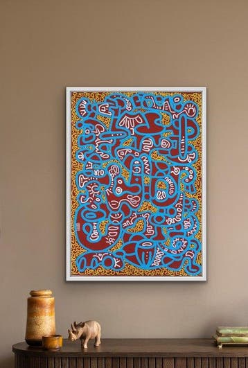 Frantisek Florian - RWAHO-KA XL, Antiek en Kunst, Kunst | Schilderijen | Modern