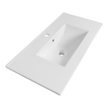 Brauer Frost Wastafel - 80 cm - met 1 Spoelbak en 1 Kraangat, Ophalen of Verzenden, Nieuw