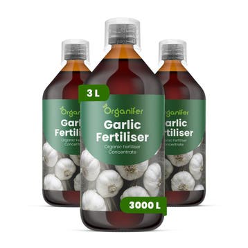 Knoflook vloeibare meststof - Set 3x1 liter, Verzenden, Mest
