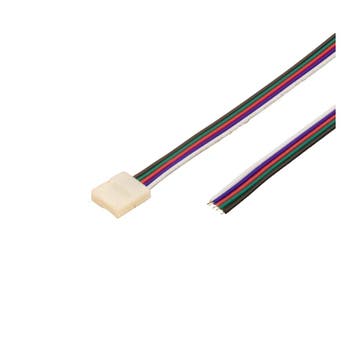 LEDstrip - connector - strip - to - power - 5 - pin - 10mm, Ophalen of Verzenden, Nieuw