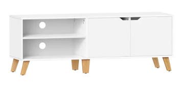 TV-meubel 140 cm – Lowboard met Magnetische Deur en Planken, Verzenden, Nieuw