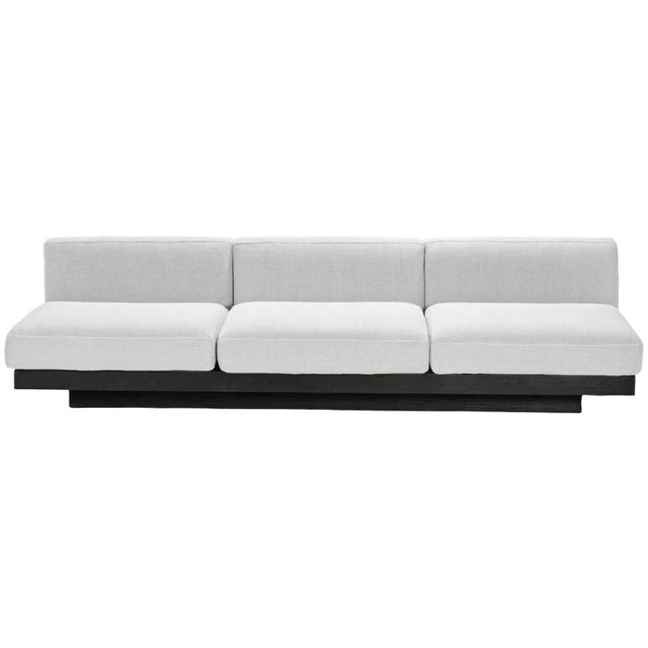 Serax 3-zitsbank Rudolph Indoor Off-white/zwart - Nieuw in, Huis en Inrichting, Banken | Bankstellen, 250 tot 300 cm, 100 tot 125 cm