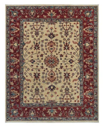 Handgeknoopte designer vloerkleed met Sarouk-patroon – Nieuw, Nieuw
