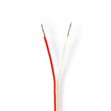 Luidsprekerkabel op rol | 100 meter, Verzenden, Nieuw