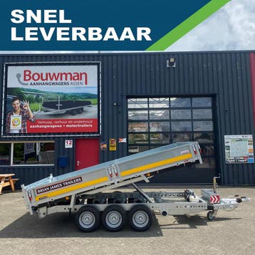 Aanhanger Brian James Cargo Tipper 2 360x200 3500kg Tridem, Ophalen, Nieuw