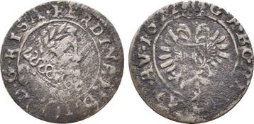 Groschen ( 3 Kreuzer ) Prag 1622 Habsburg: Ferdinand Ii,..., Verzenden