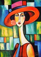 Denis Mihai - Modern Muse in Red