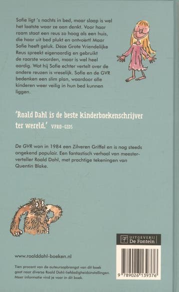 De GVR 9789026139376 Roald Dahl, Boeken, Verzenden, Gelezen, Roald Dahl