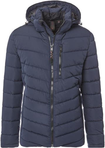 CASAMODA Jas Hooded Puffer Navy maat XL Heren, CASAMODA, Verzenden, Blauw, Maat 56/58 (XL)