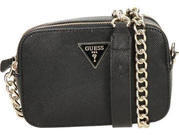 Guess Noelle - Crossbodytas Dames - 2 hoofdvakken - Zwart, Kleding | Dames, Verzenden, Zo goed als nieuw