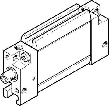 Festo Vlakke Cilinder 12mm Boring 125mm Slag Dubbelwerkend -, Verzenden, Nieuw
