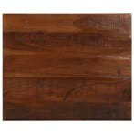 Tafelblad Gerecycled Hout 60x50 | Retourdeal 34% Korting, Minder dan 50 cm, 50 tot 100 cm, Rustiek, Teakhout