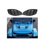 SK-Import Motorkap Ventilatie Roosters Zwart Jeep Wrangler, Auto-onderdelen, Ophalen of Verzenden, Nieuw, Jeep, Motorkap