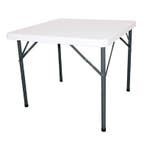 Opklapbare Partytafel Wit | 86 x 86 cm, Verzenden, Nieuw in verpakking