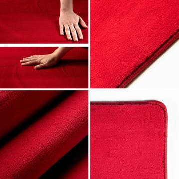 Wasbaar Vloerkleed | Sky | Uni | Rood | 200x290 cm, Verzenden, Nieuw