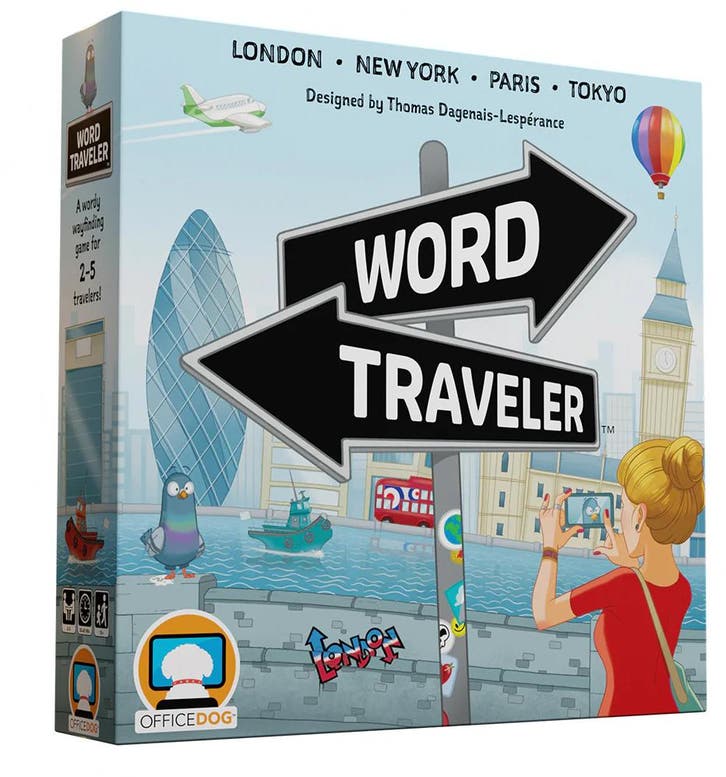 World Traveler - Boardgame | Office Dog - Gezelschapsspellen, Hobby en Vrije tijd, Gezelschapsspellen | Bordspellen, Nieuw, Verzenden