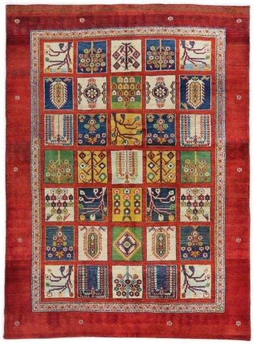 Gabbeh Afghanistan - Vloerkleed - 203 cm - 150 cm - Moderne, Huis en Inrichting, Nieuw