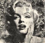 EMIR BERCUTTE - MARILYN MONROE I LOVE YOU - Toile L