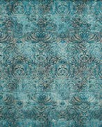 Fluweel Darjeerling Blauw, Nieuw, Blauw