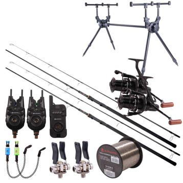 Ultimate Bionic High End Carp Set 12ft Extender EVA Handvat, Verzenden, Nieuw