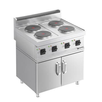 GGM Gastro | Elektrisch fornuis - MARIO 700 - 800x700x1000mm, Verzenden, Nieuw, Inbouw