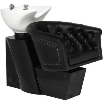 GABBIANO Kappers Wasbak London Zwart Luxe Met Comfortabele, Ophalen of Verzenden