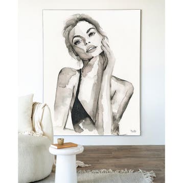 *WOONWINKEL* Urban Cotton A Womans Face Wandkleed In Frame, Verzenden, Nieuw
