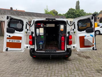 Citroën Jumpy 1.6 BlueHDI servicewagen 230V Bott inrichting, Gebruikt, Euro 6, Citroën, Wit