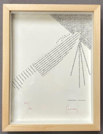 Domenico Cerroni Cadoresi (1924–2007) - Sangue (including, Antiek en Kunst