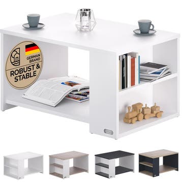Salontafel Santa Cruz Wit 90x60x50cm (Meubelen, Interieur), Verzenden