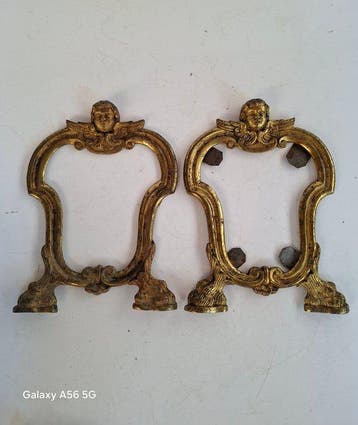 Lijst (2) - Brons - Cartagloria putti alati