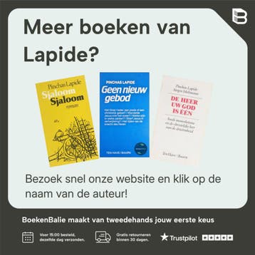 Leerhuis van de hoop - Lapide 9789025943011, Verzenden, Gelezen, Lapide