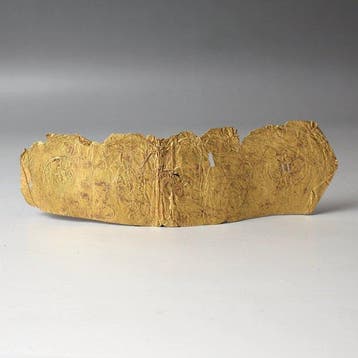Oud-Romeins Goud Blad / folie mondstuk of diadeem met het