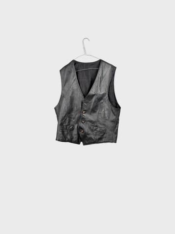 New Balance Leren bodywarmers Heren maat M Zwart Vintage, Ophalen of Verzenden, Nieuw