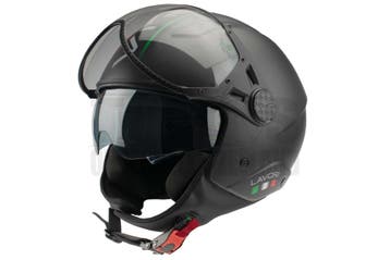 Helm Vito Jethelm met zonnevizier Lavori Fashion mat zwart, Fietsen en Brommers, Brommerhelmen, Ophalen of Verzenden, Nieuw, Vito