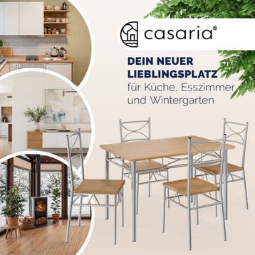 Eettafelset Paul 5-delig Beukenhout (Meubelen, Interieur), Verzenden
