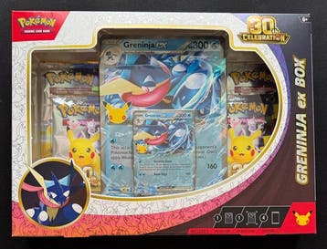 1 Box - Pokémon 30th Celebration Greninja ex Box – Sealed –, Nieuw