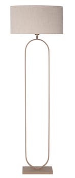 Vloerlamp voet Verona 161cm Ovaal - Sand - Excl. Lampenkap, Ophalen of Verzenden, Nieuw, 150 tot 200 cm