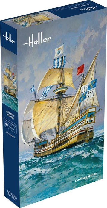 Heller 80841 La Grande Hermine Bouwpakket Schaal 1:150, Hobby en Vrije tijd, Modelbouw | Boten en Schepen, Verzenden, Nieuw, Overige merken