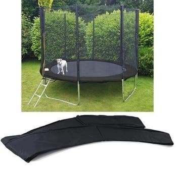Trampoline Zwart 244cm | Veiligheidsnet | Nieuw | Scherpe..., Ophalen of Verzenden, Nieuw