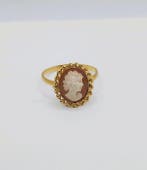 Ring - 19.2 kt. Geel goud - (Camafeu), Sieraden, Tassen en Uiterlijk, Ringen, Nieuw