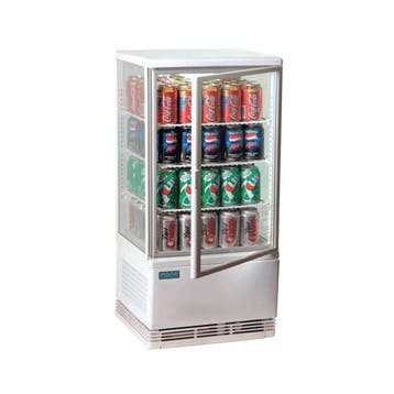 Polar Mini koelvitrine - ventilator koeling 68L, Ophalen of Verzenden