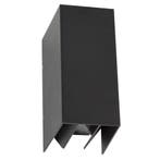 Channel Up en Down Muurlamp Zwart Buitenverlichting, Tuin en Terras, Verzenden, Nieuw