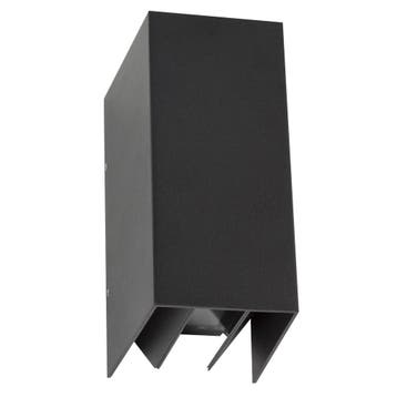 Channel Up en Down Muurlamp Zwart Buitenverlichting, Tuin en Terras, Verzenden, Nieuw
