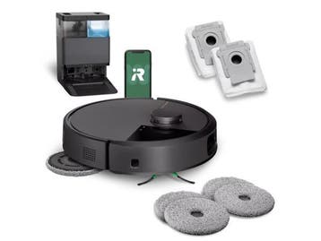 Veiling - iRobot Roomba Plus 506 Combo + AutoWash Dock zwart, Witgoed en Apparatuur, Stofzuigers, Nieuw