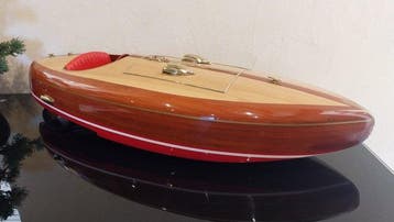 riva 82 cm - Tentoonstelling modelboot - Runabout, Nieuw